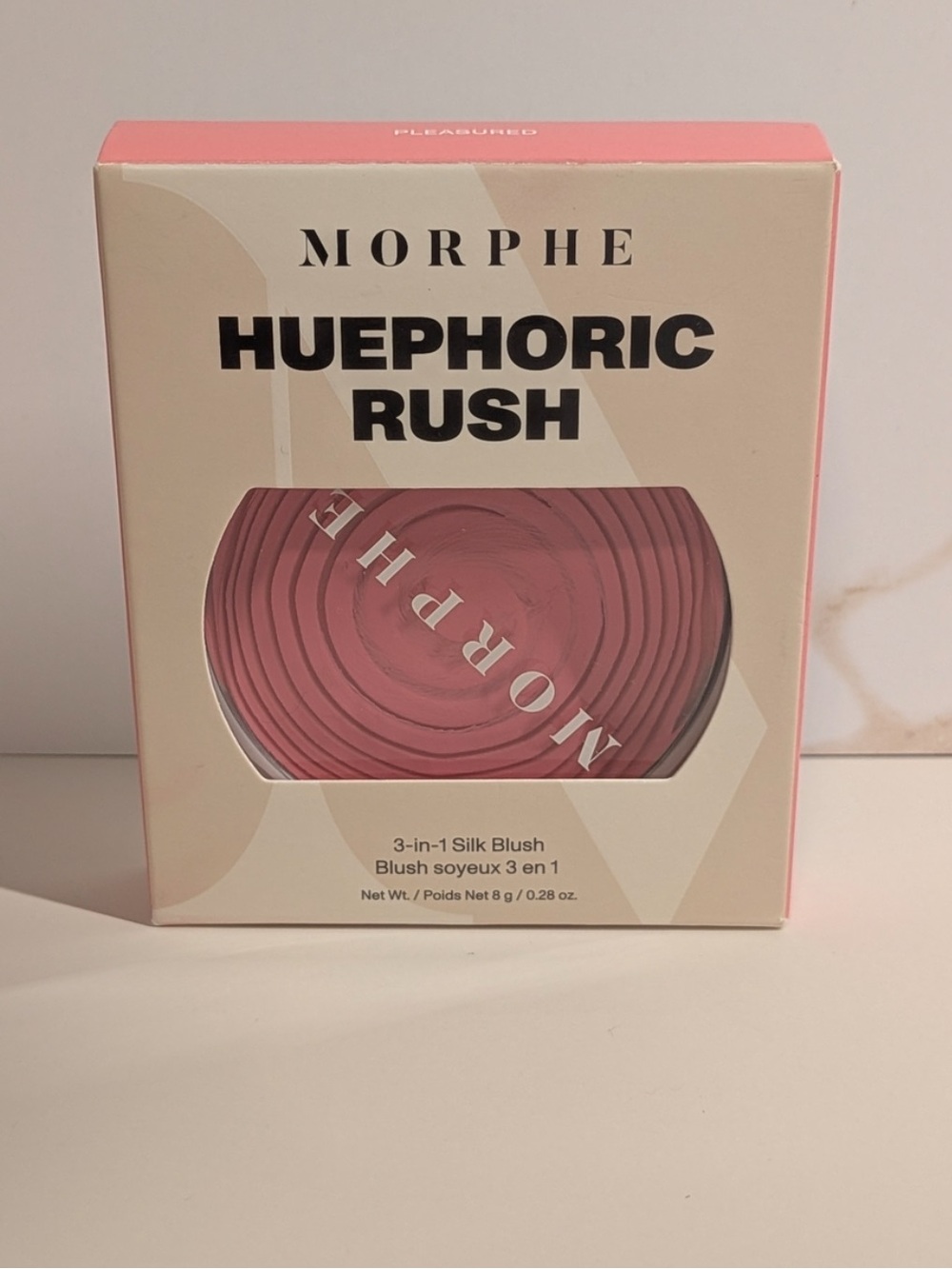 Morphe Huephoric Rush 3-in-1 Silk Blush - Rose Pink-NIB